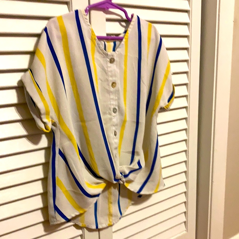 A striped t-shirt